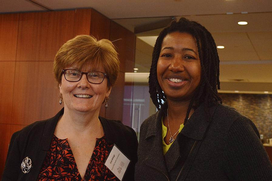 Anne McHugh and Darnell Adams Anne McHugh and Darnell Adams