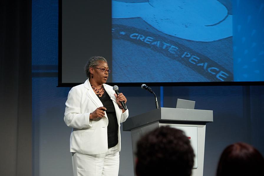 Tina Chery of Louis D. Brown Peace Institute 