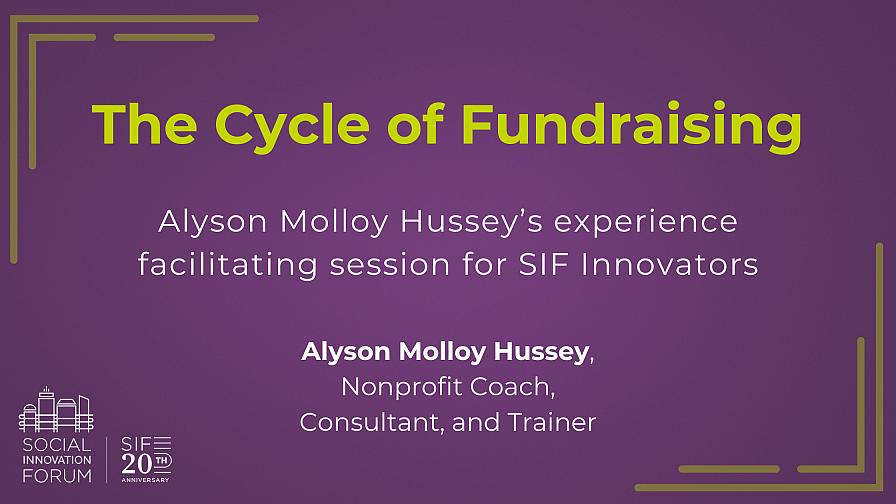 cycle of fundraising blog graphic