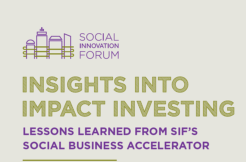 Insights into Impact Investing report cover