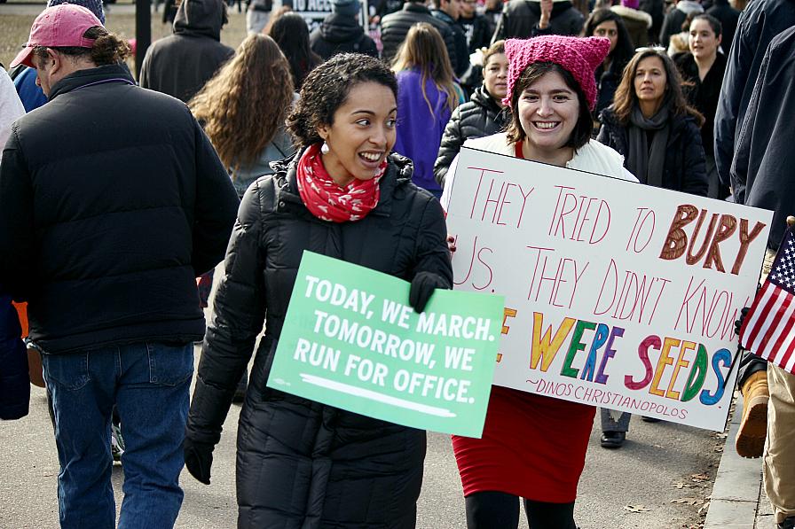 Boston Women&#039;s March - photo credit Lauren Miller